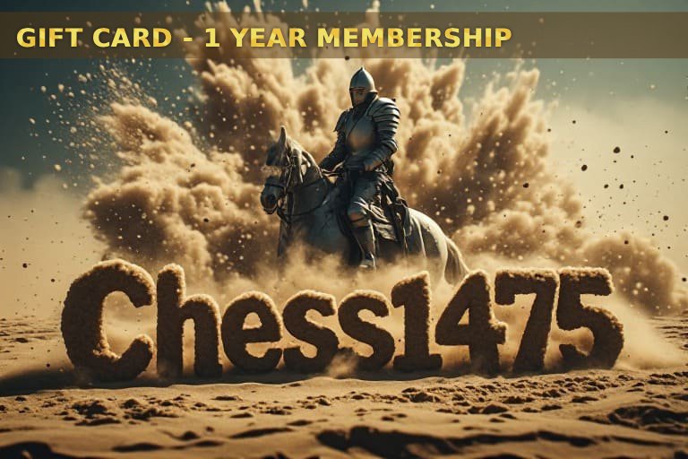 One year membership gift card