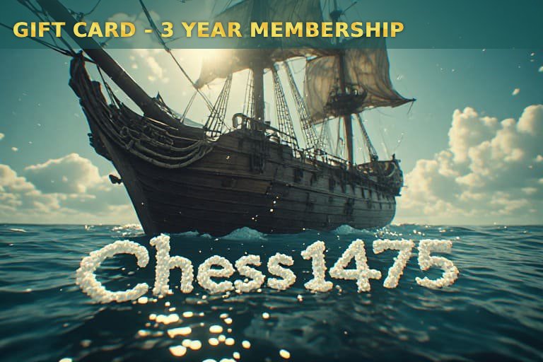 Three year membership gift card