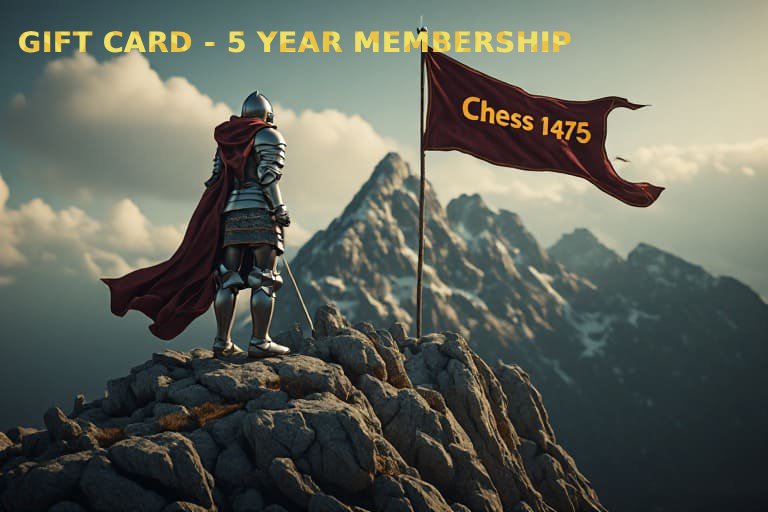 Five year membership gift card